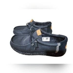 Hey‎ Dude Wally Elevated Basics Black Men’s Size 10 Lightweight Comfort Shoes